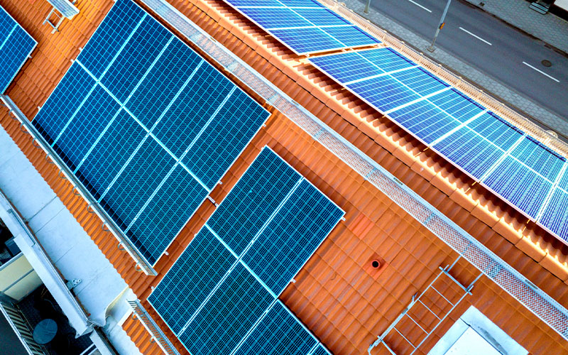 Hausdach Photovoltaikanalge